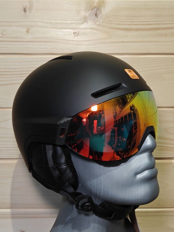 PRILBA SINNER MONTBLANC VISOR MATTE BLACK 55-58CM